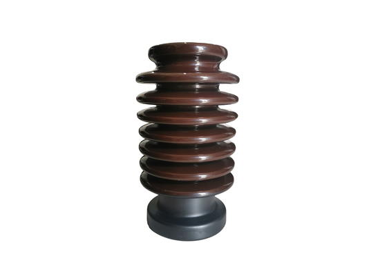 Semi Conductive Height 210mm IEC 60168 Porcelain Standoff Insulators