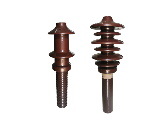 Customerized Brown 10NF250 Porcelain Power Line Insulators