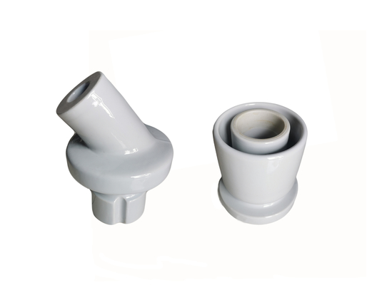 Different Shape Customerized Porcelain Power Line Insulators / OEM Available