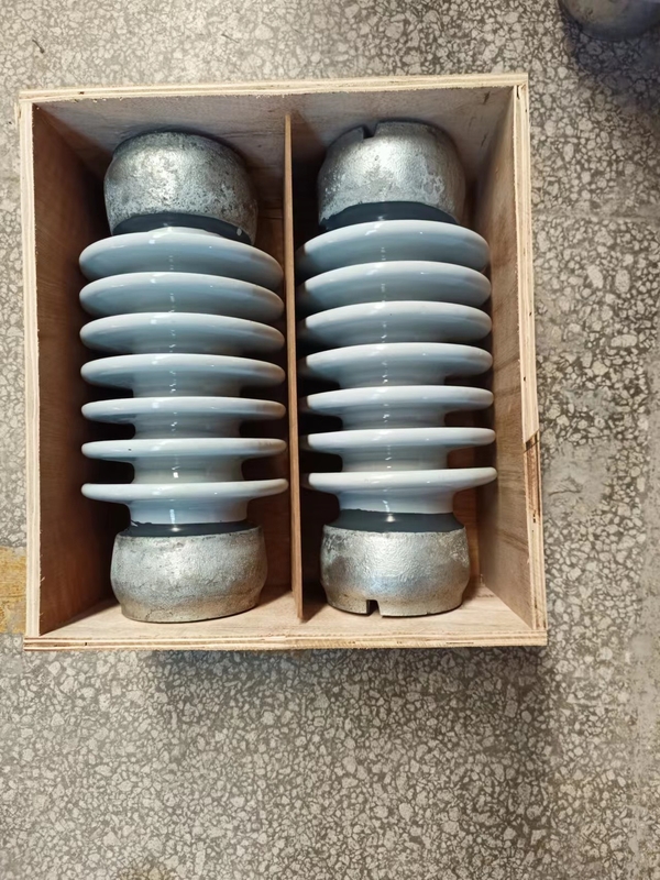 ANSI TR-208 Solid Core Station Post Insulator Light Gray Glazed Customized Size