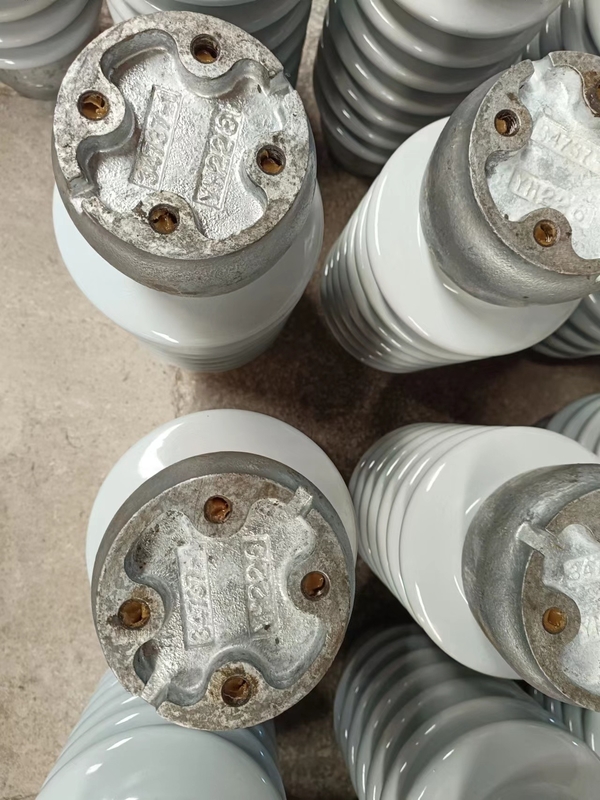 ANSI TR-208 Solid Core Station Post Insulator Light Gray Glazed Customized Size