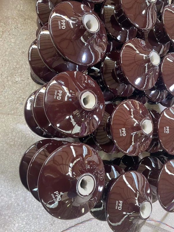20NF250 Brown Glazed Porcelain Bushing For Oil Type Distribution Transformer