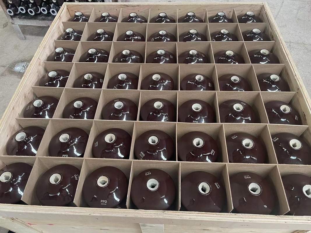 20NF250 Brown Glazed Porcelain C-110 Transformer Bushing Insulator OEM Available