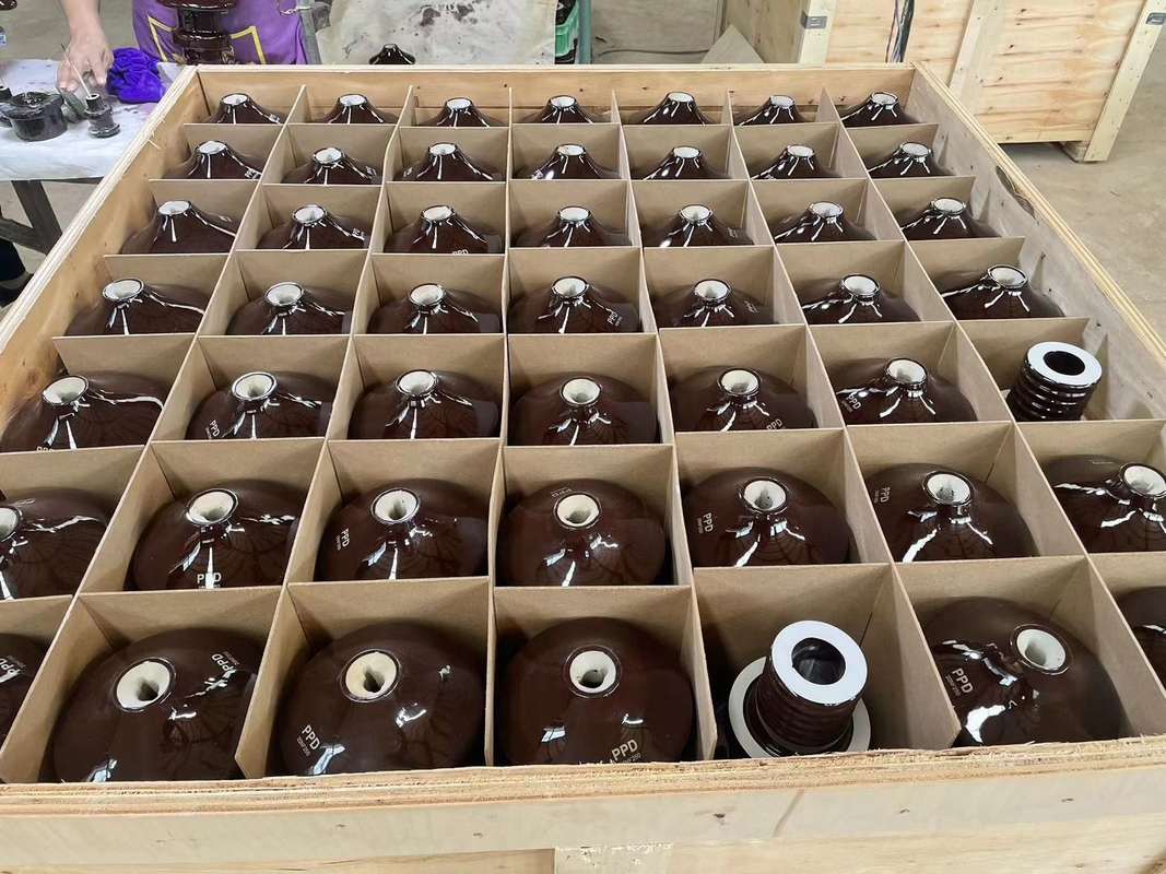 20NF250 Brown Glazed Transformer Porcelain Bushing DIN 42531 Standard OEM