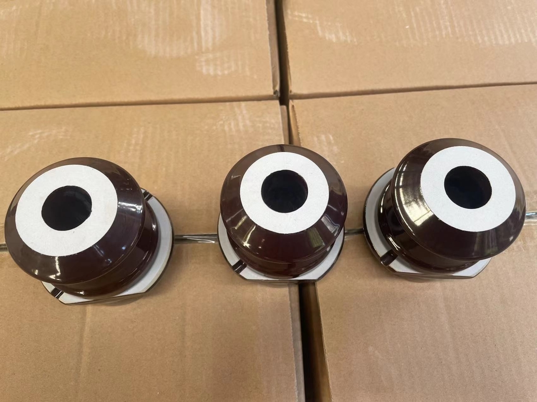 Brown Glazed DT1-630 Transformer Porcelain Bushing insulator Oem Available