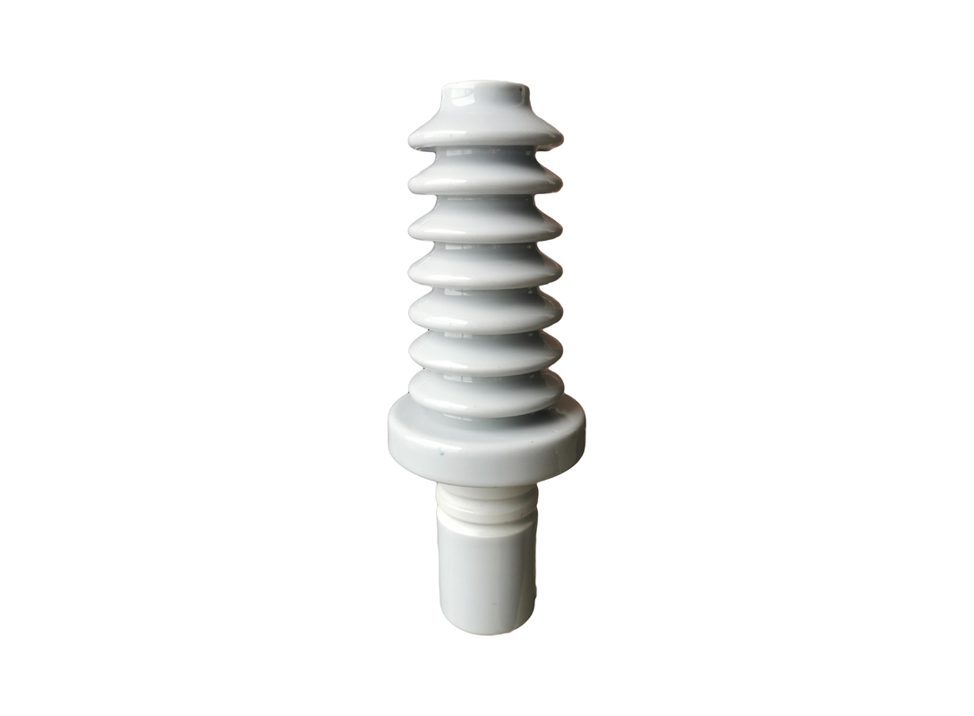 Lower Part Screwed IEC 25kV Transformer Porcelain Bushing