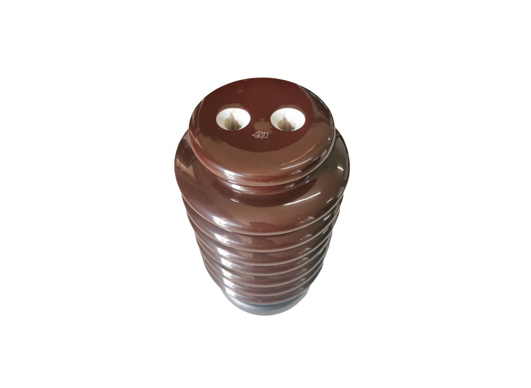 Semi Conductive Height 210mm IEC 60168 Porcelain Standoff Insulators