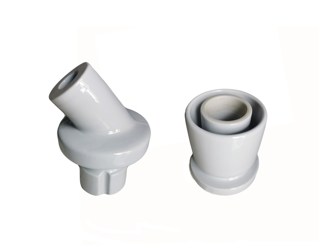Different Shape Customerized Porcelain Power Line Insulators / OEM Available