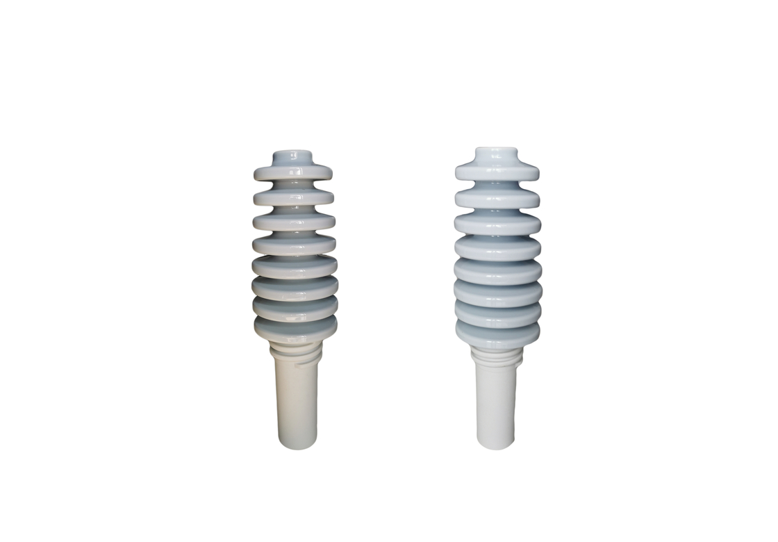 Light Gray ANSI 25KV Porcelain Power Line Insulators