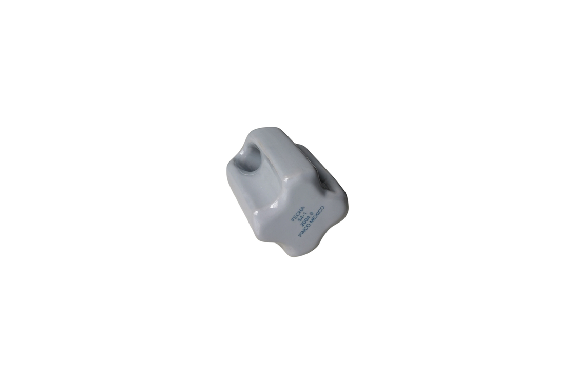 Light Gray Glazed 1.85kg 89kN Porcelain Strain Insulators