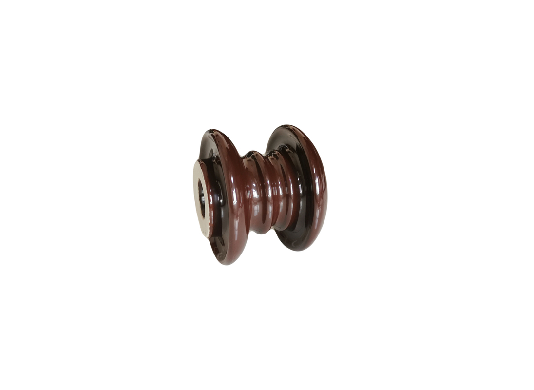Special Designed Brown Height 93mm Porcelain Spool Insulators