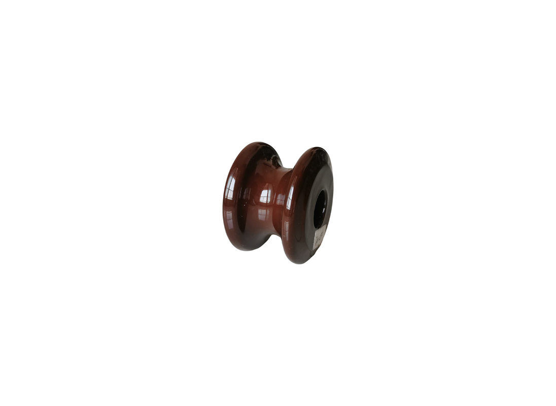 High Tensile 0.5kg 13kN Porcelain Spool Insulators