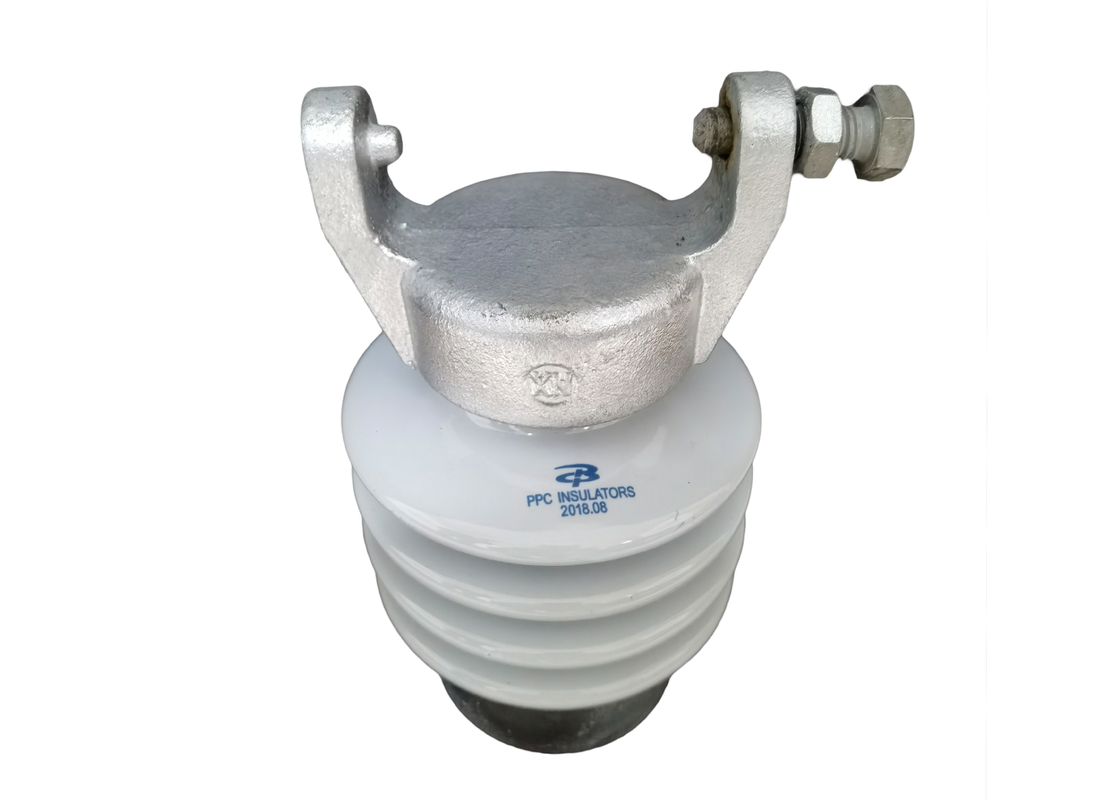 IEC 60168 Anti Brittle Porcelain Line Post Insulator Light Gray