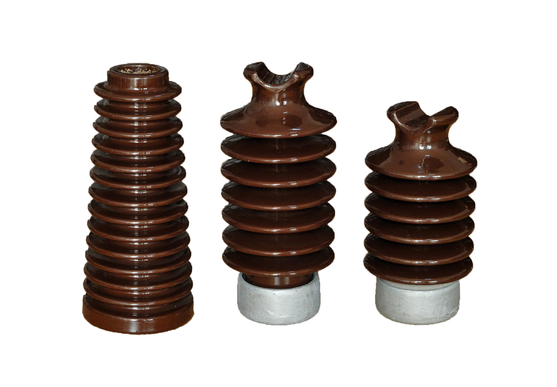 18kg ANSI 57-5L Electric Pole Insulator For Power Distribution Line