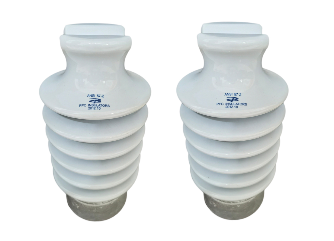 C-120 Porcelain Electrical Insulators ANSI For Power Distribution