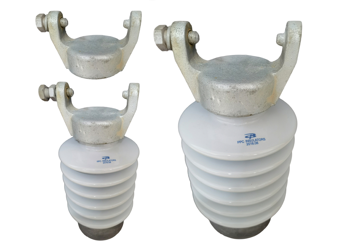 Light Gray Porcelain Line Post Insulator ANSI