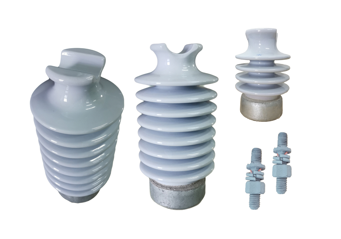 F Neck ANSI 57-1 12.5kN Porcelain C-120 Line Post Insulators