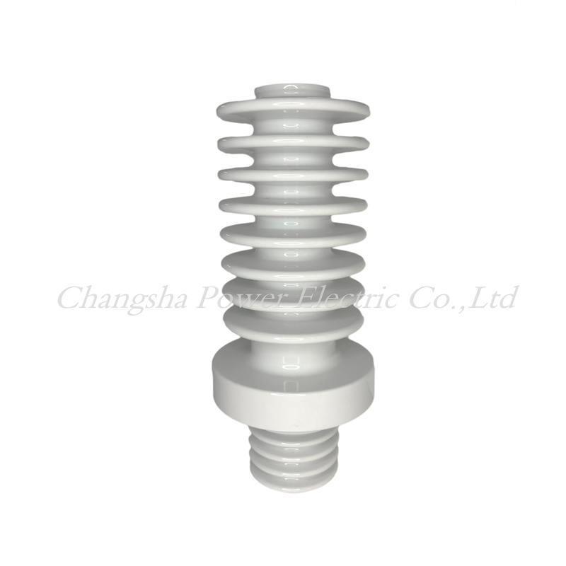 White Glazed 15kv Gas Insulated Bushing For Transformer