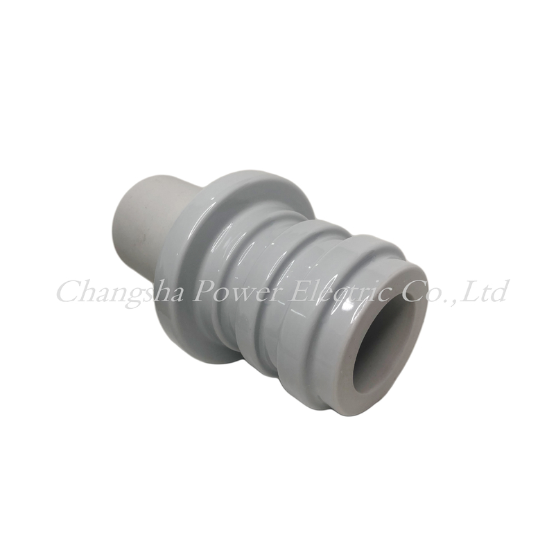 Light Gray Glazed ANSI LV Oil Type Transformer Porcelain Bushing