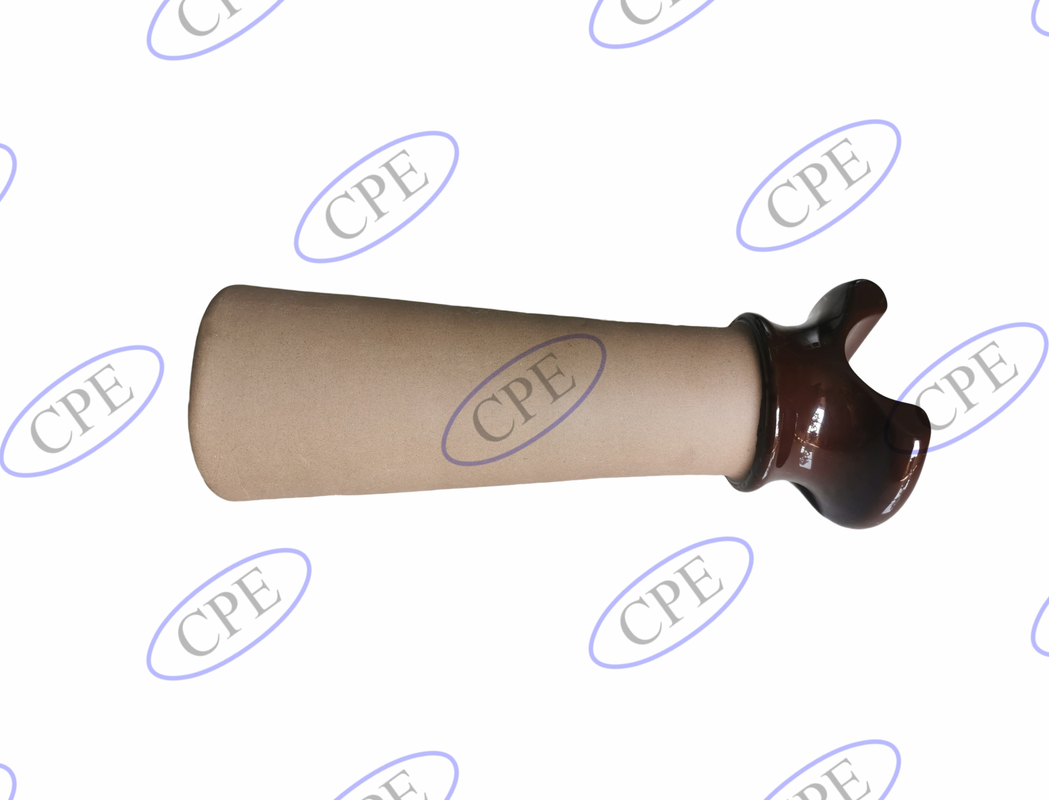 11KV Porcelain C-120 Electrical Line Insulator With No Glaze Body
