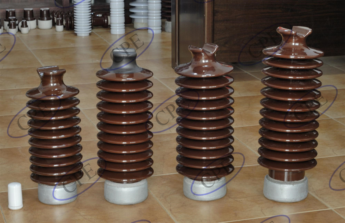 ANSI 57-6 12.5kN Horizontal Brown Porcelain Post Insulators