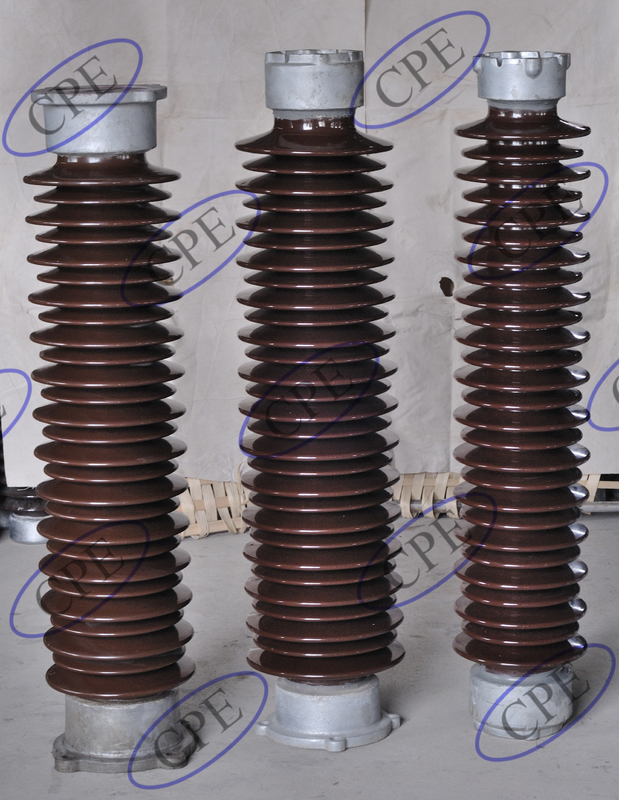 Capacitor Ceramic Bushings C4 1050 Porcelain Power Line Insulators For Dry Type Reactors