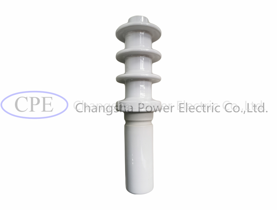 IEC Class 3RSC High Voltage Transformer Porcelain Bushing Bright White