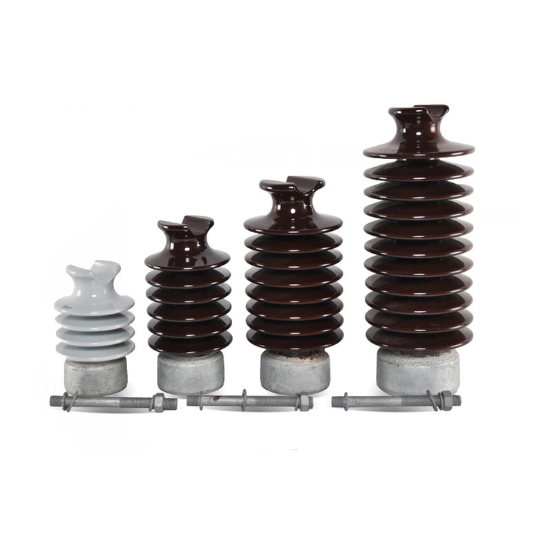 IEC ANSI 57-5 Standard Porcelain Line Post Insulators Crack Resistant