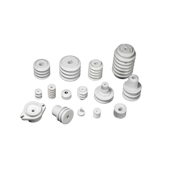 Iec ANSI Standard Voltage Porcelain Standoff Insulators Light Gray Color