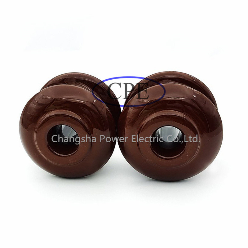 Porcelain ODM Shackle Type Insulator Creepage Distance ANSI Class Electrical Spool