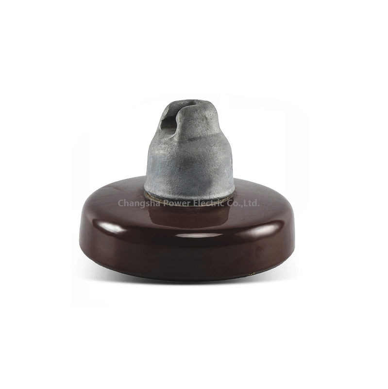 High Voltage Suspension Type Insulator ANSI Standard Brown Color 90kN