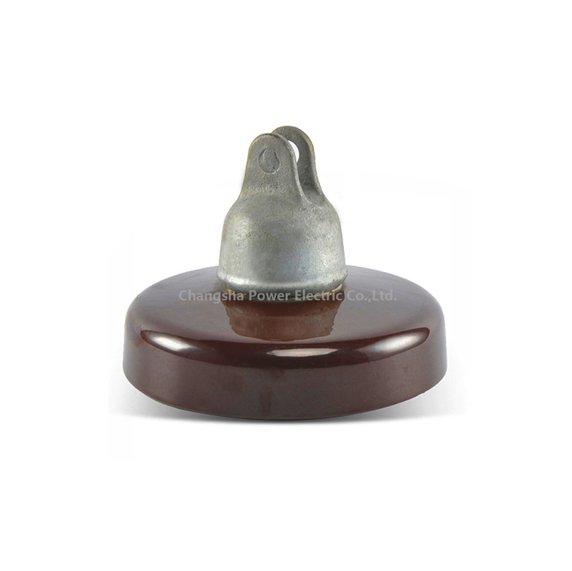 High Voltage Suspension Type Insulator ANSI Standard Brown Color 90kN