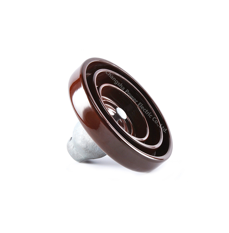 High Voltage Suspension Type Insulator ANSI Standard Brown Color 90kN