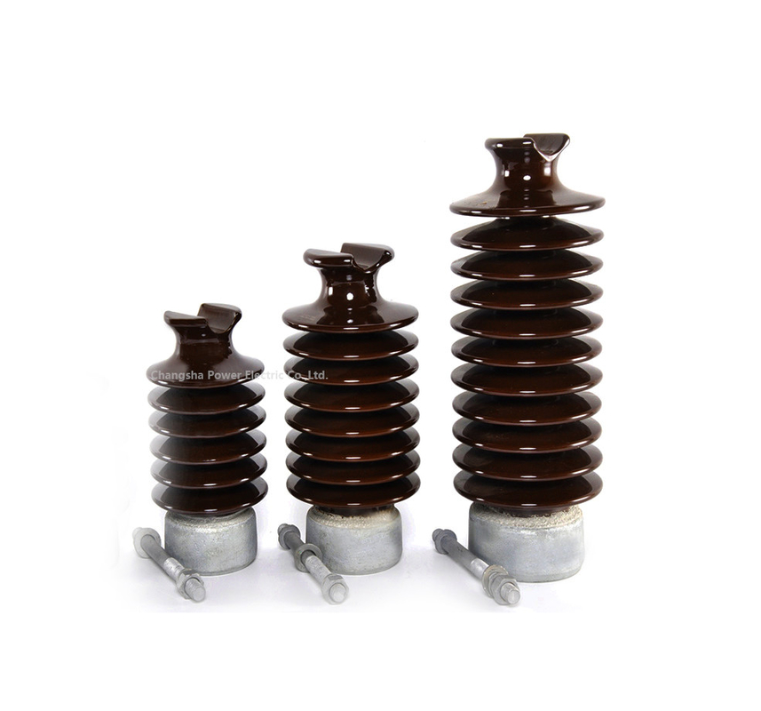 Porcelain Brown Station Post Insulator ANSI 57-5 Standard