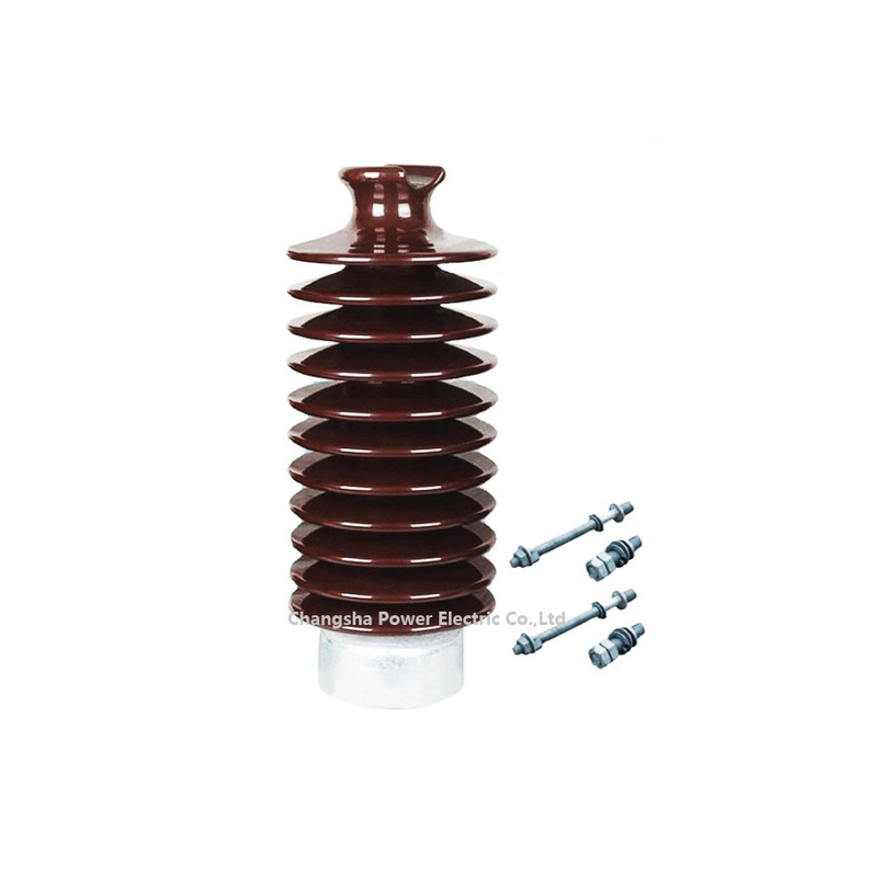 Semi Conductive HV Porcelain Line Post Insulator ANSI 57 Series
