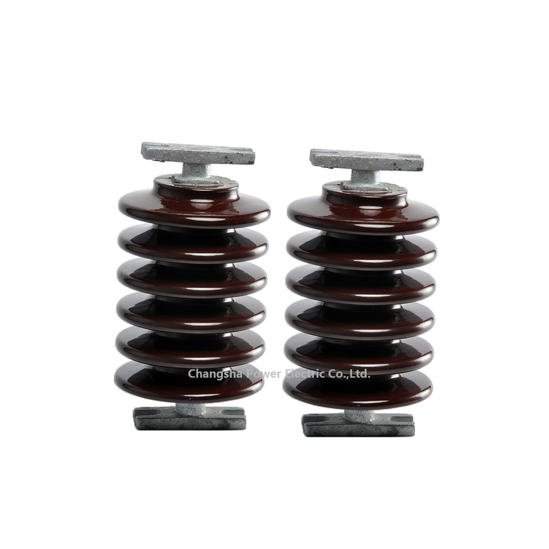 P-80 High Voltage ANSI Line Post Porcelain Insulators Outdoor