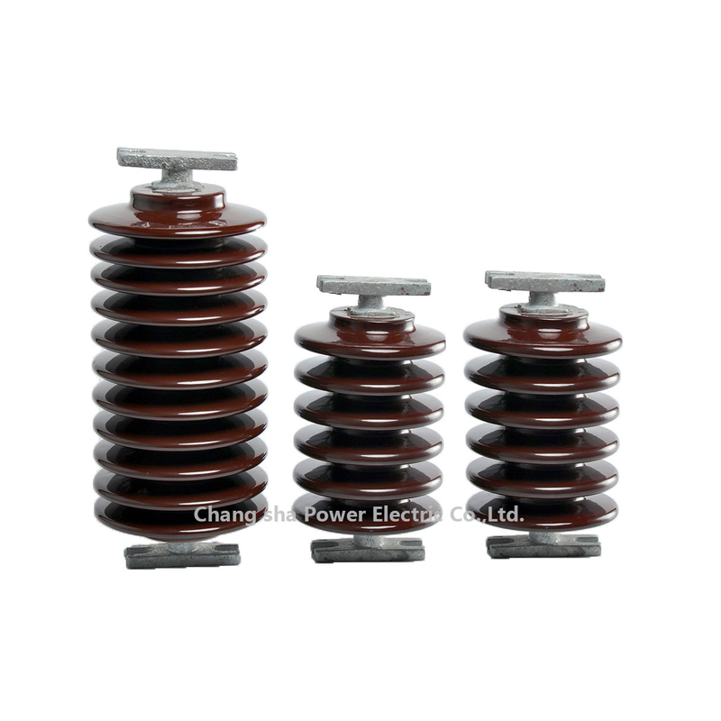 P-80 High Voltage ANSI Line Post Porcelain Insulators Outdoor