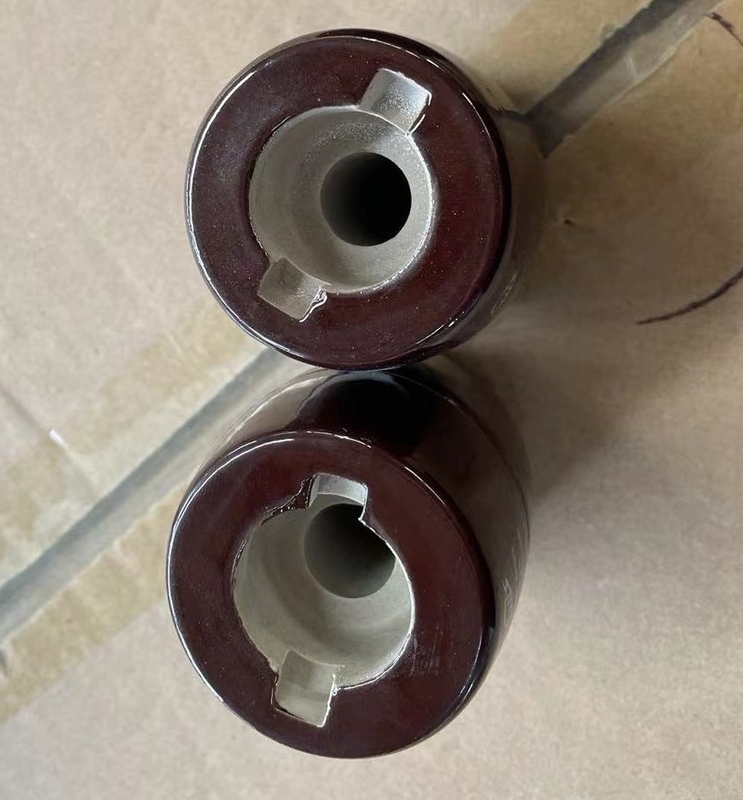 IEC Standard OEM Porcelain Transformer Bushing Brown Glazed 200A