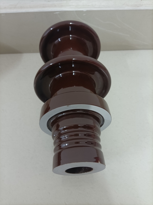 Brown Glazed Transformer Porcelain Bushing DT-10NF250 For Oil Transformer