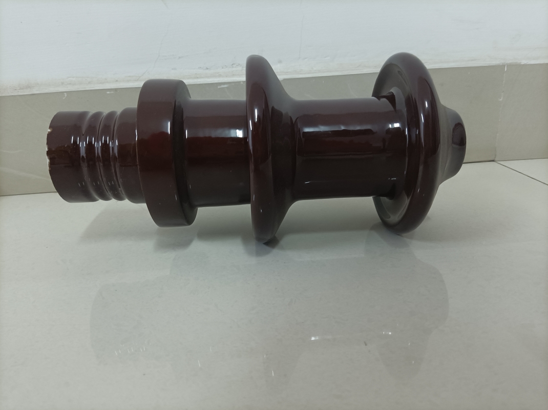 Brown Glazed Transformer Porcelain Bushing DT-10NF250 For Oil Transformer