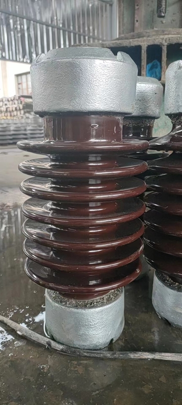 ANSI Brown Glaze Station Post Porcelain Insulator TR-208 8.9kN