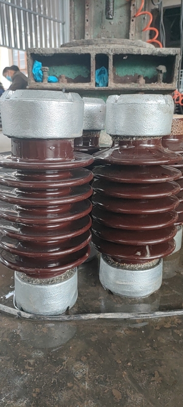 ANSI Brown Glaze Station Post Porcelain Insulator TR-208 8.9kN