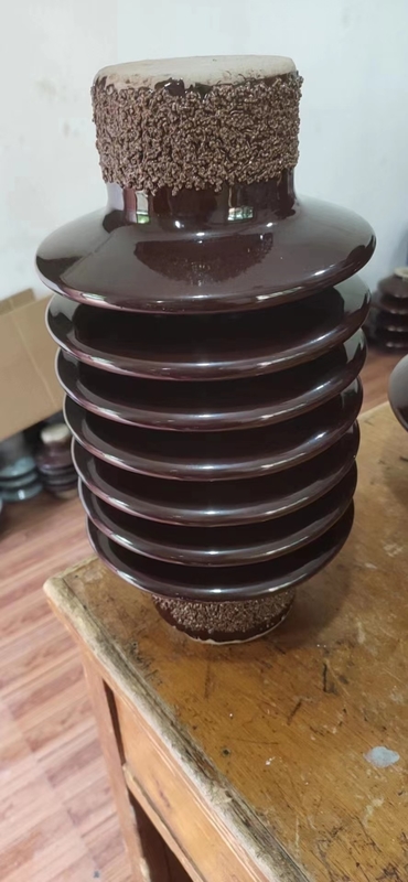 ANSI Brown Glaze Station Post Porcelain Insulator TR-208 8.9kN