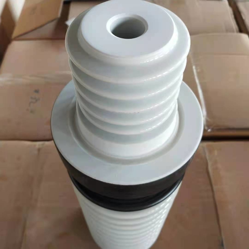 IEC Standard 36kV 12Sheds Gas Insulated Bushing White Color OEM