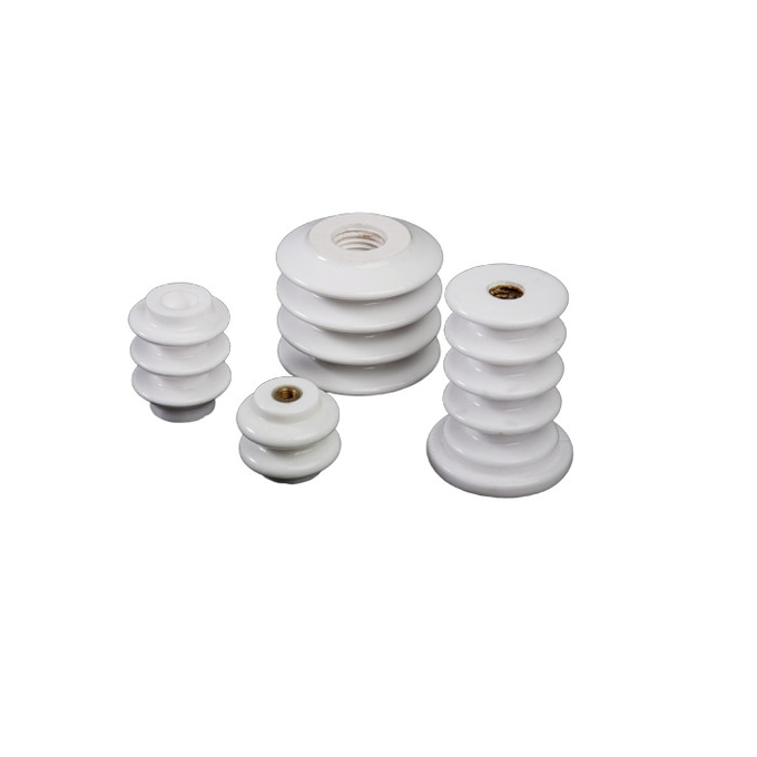 Iec ANSI Standard Voltage Porcelain Standoff Insulators Light Gray Color